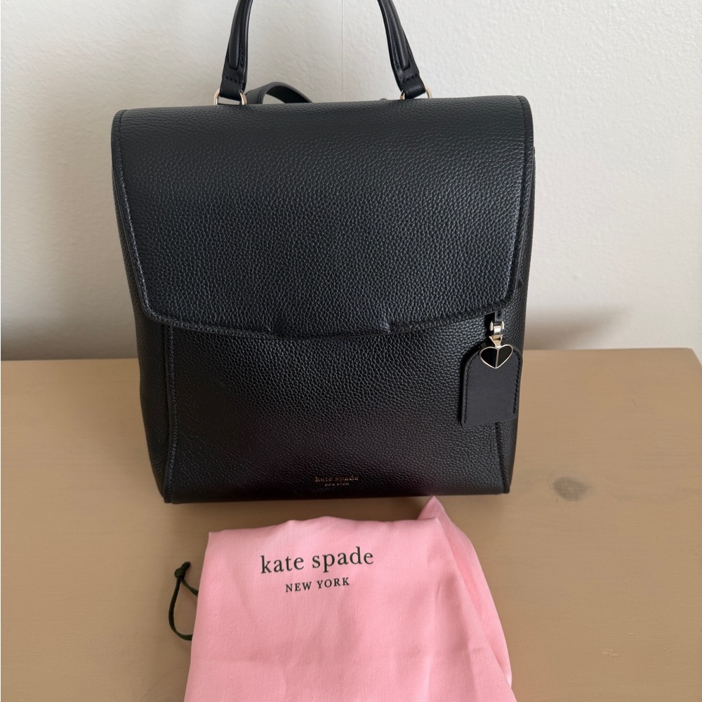 Kate Spade Black med Leather Madison Backpack